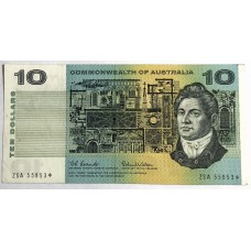 AUSTRALIA 1966 . TEN 10 DOLLARS BANKNOTE . COOMBS/WILSON . STAR NOTE